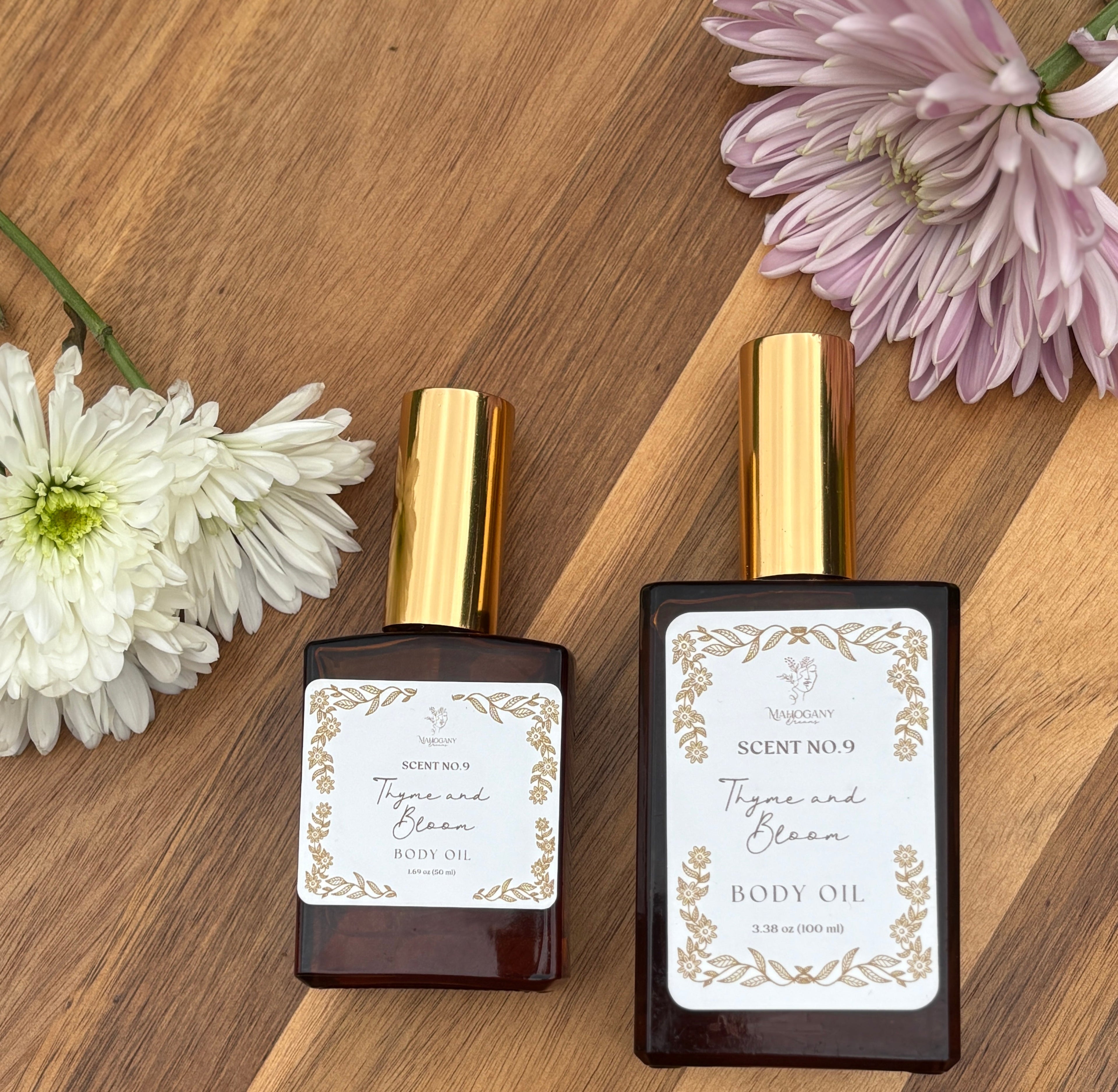 Thyme & Bloom Body Oil – Fresh Herbs, Jasmine & Light Musk