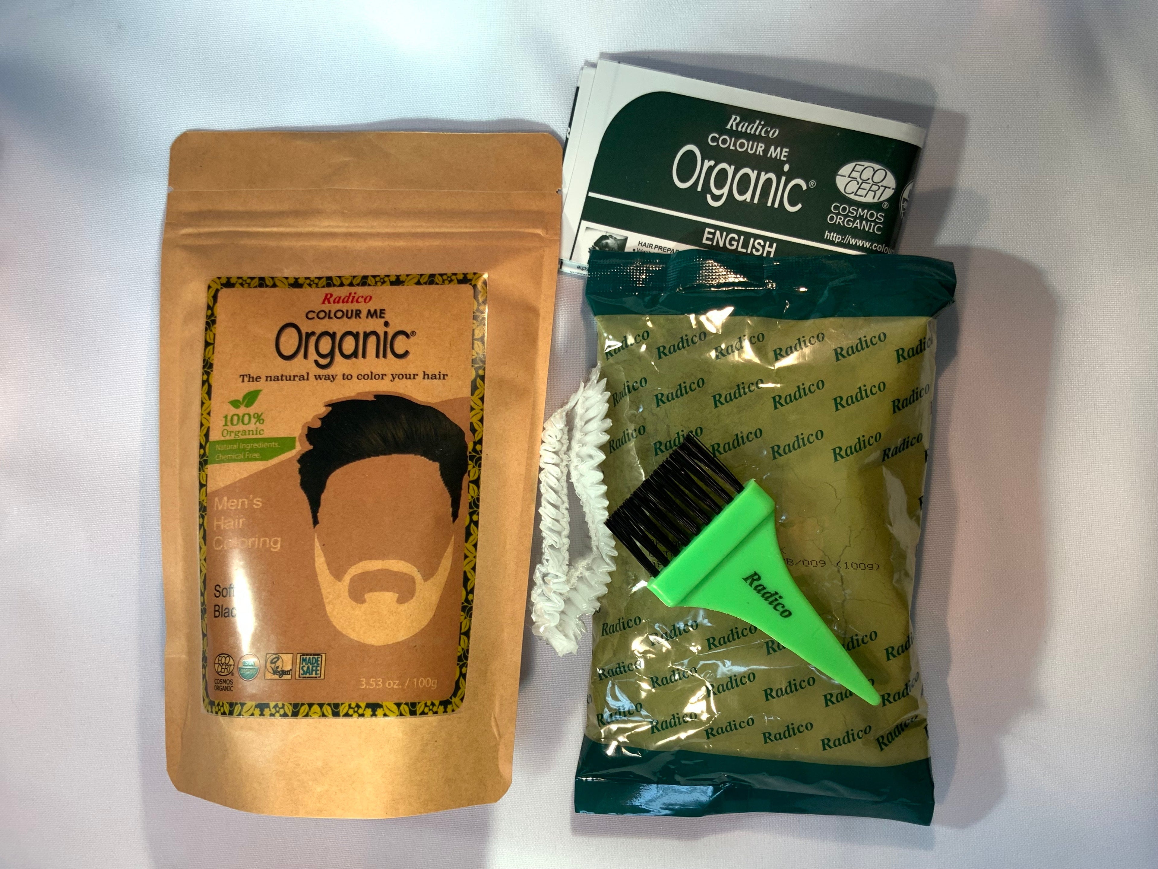 Men's Soft Black - Organic Hair Coloring