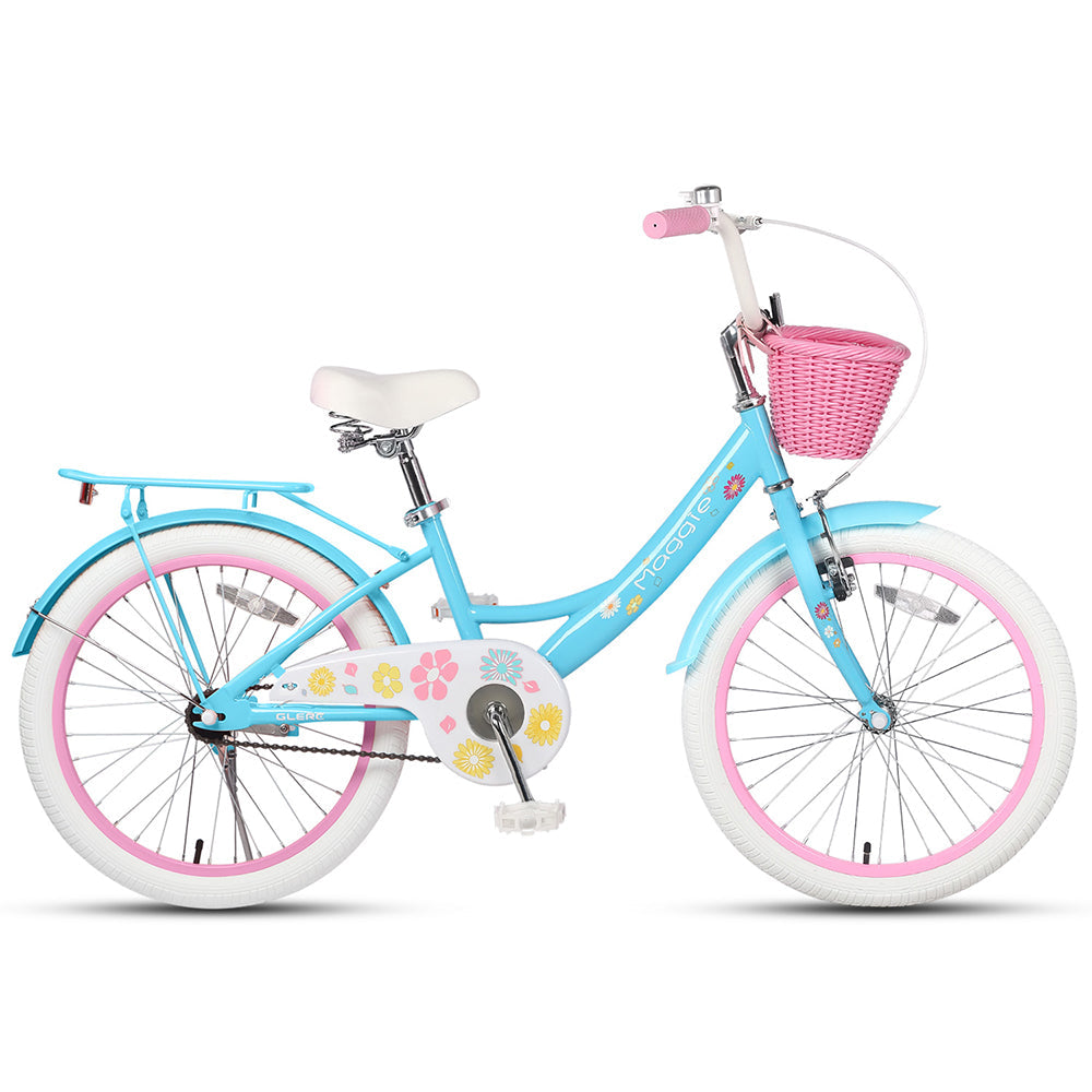 Glerc 20" Kids Bike with Rear Rack For 7 - 13 Years Old - Maggie