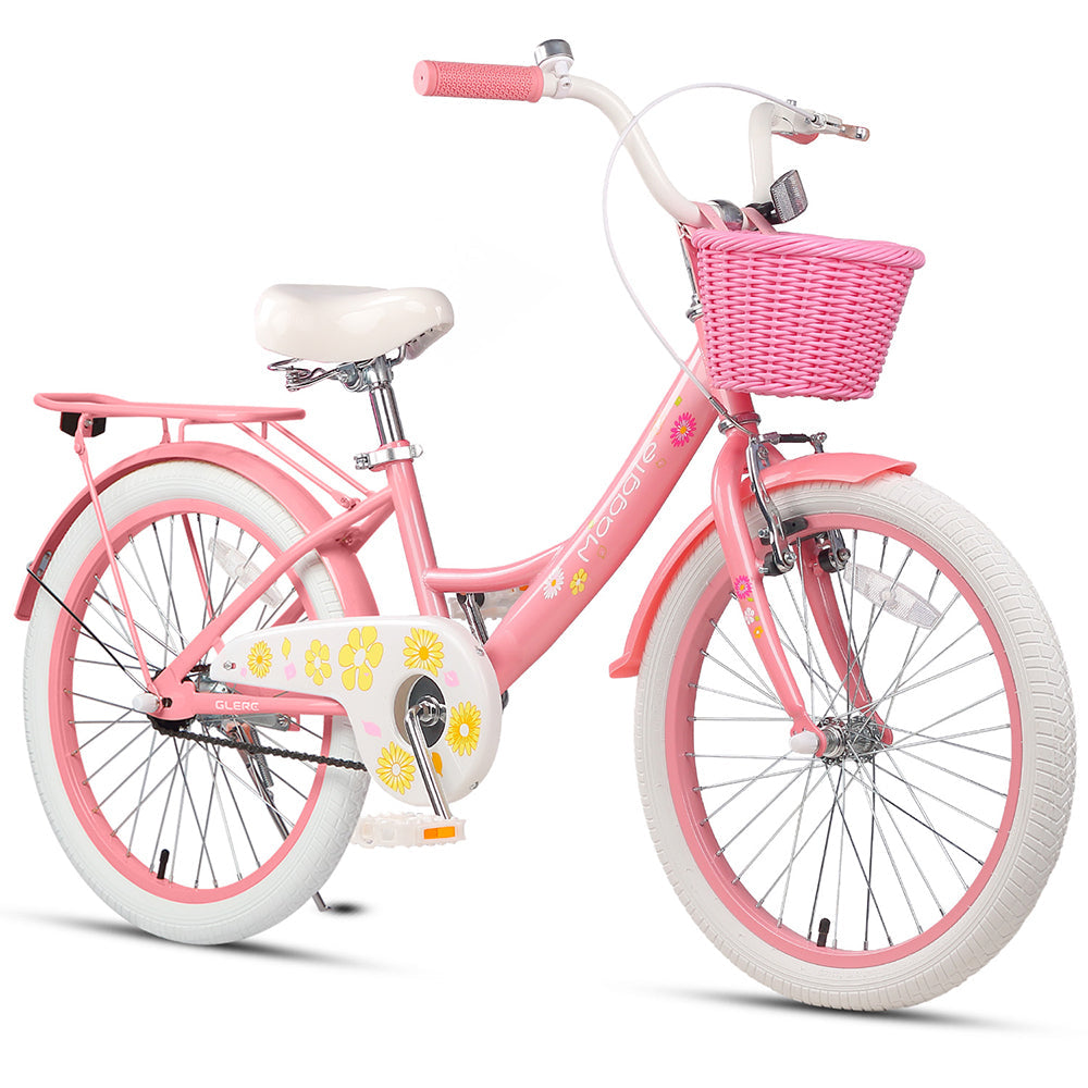 Glerc 20" Kids Bike with Rear Rack For 7 - 13 Years Old - Maggie