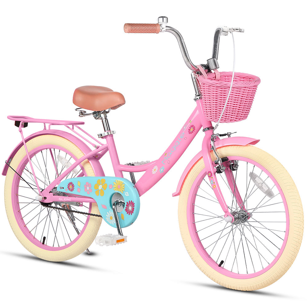 Glerc 20" Kids Bike with Rear Rack For 7 - 13 Years Old - Maggie