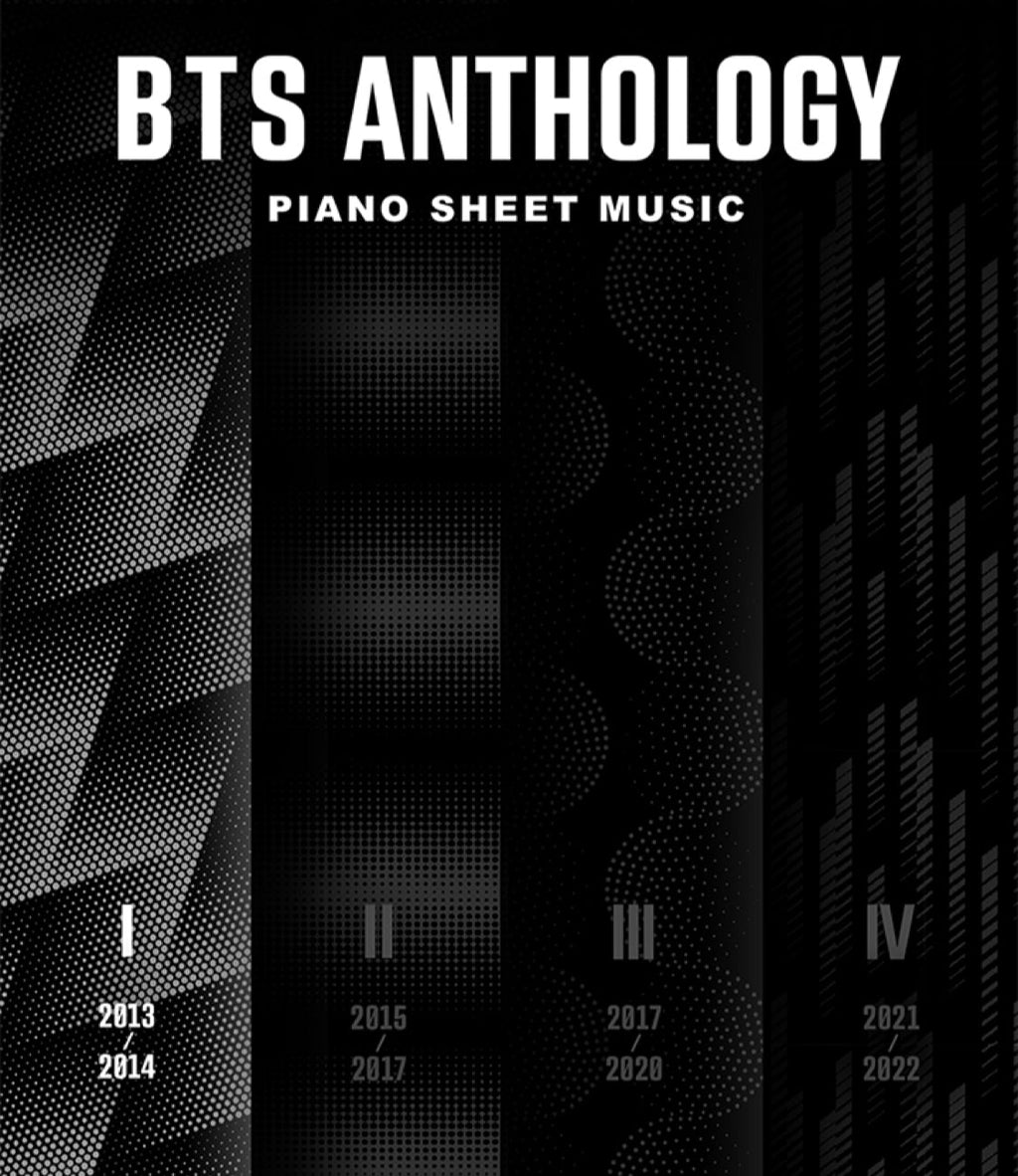 BTS Anthology Piano Sheet Music I