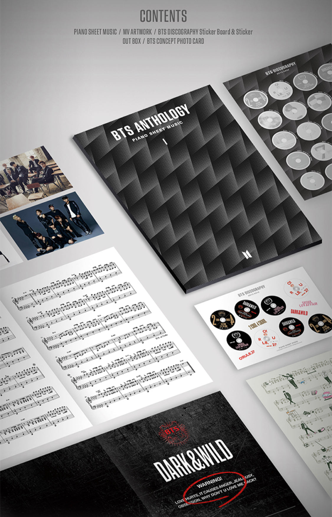 BTS Anthology Piano Sheet Music I