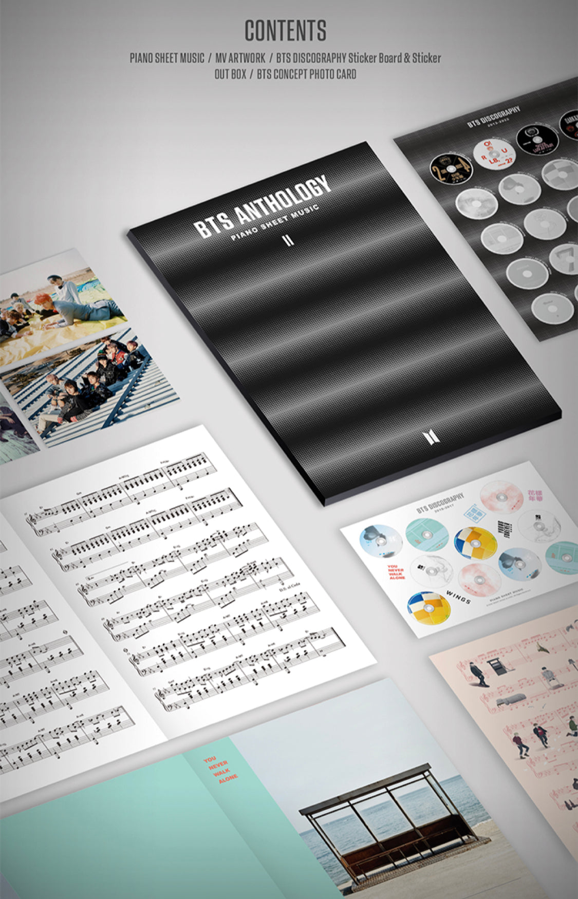 BTS Anthology Piano Sheet Music Ii