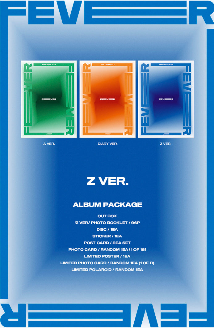 ATEEZ Zero:  Fever Part 3 Album