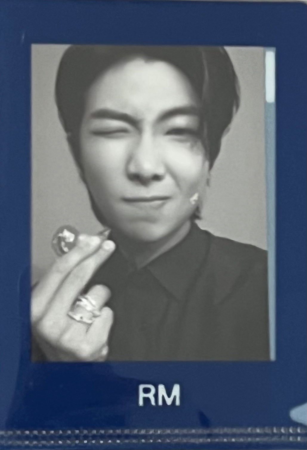 BTS Rm Indigo Pre-Order Photocard L-Holder Frame Poster