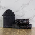 Like My Soul frosted activated charcoal soap