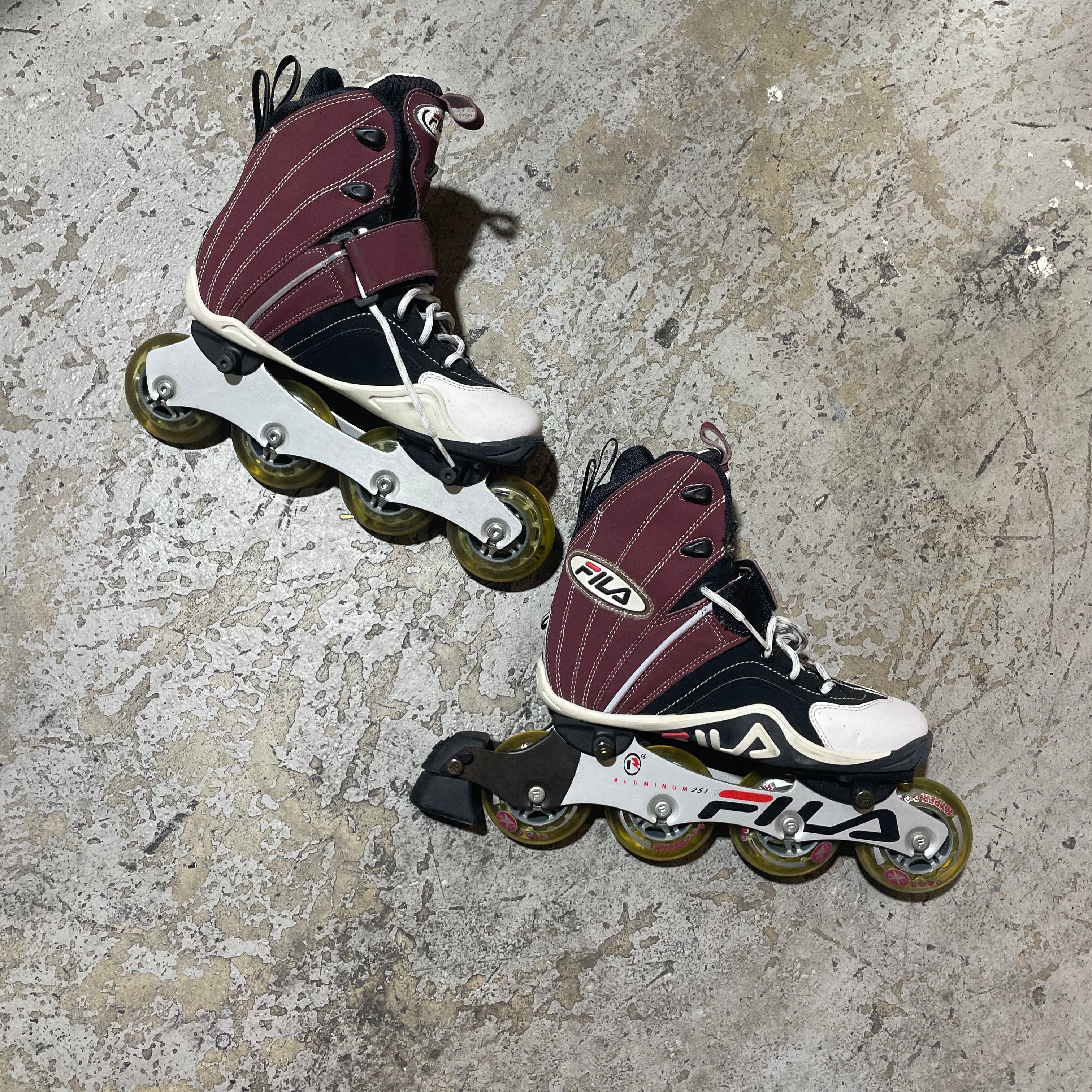 Fila Lite Rail Inline Skate - Cranberry/Black [Size 7 Women]