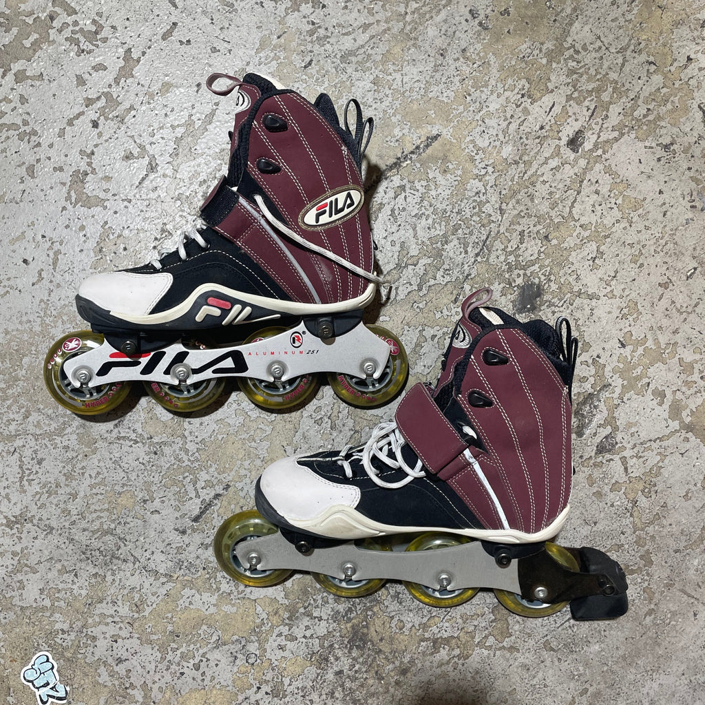 Fila Lite Rail Inline Skate - Cranberry/Black [Size 7 Women]