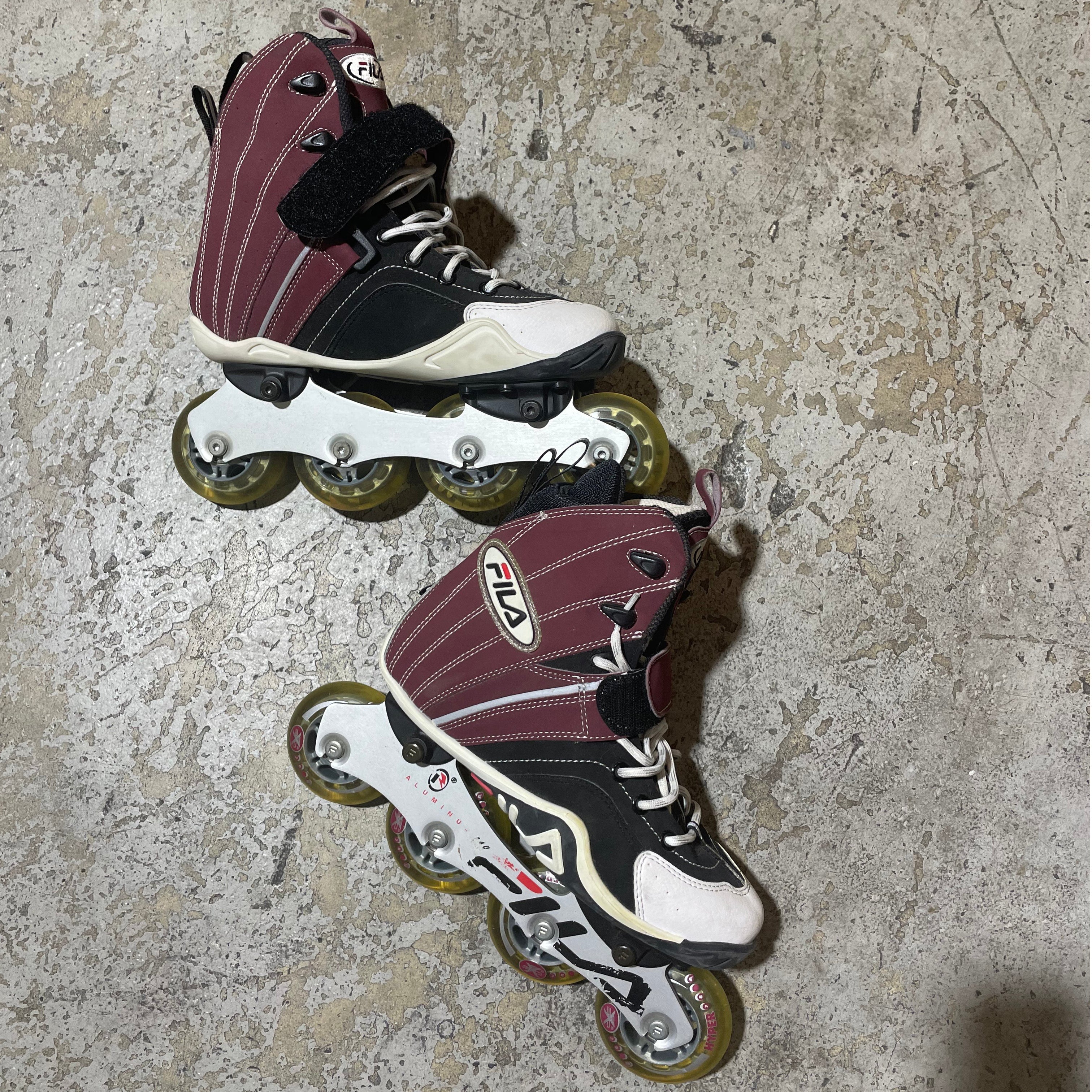 Fila Lite Rail Inline Skate - Cranberry/Black [Size 7 Women]