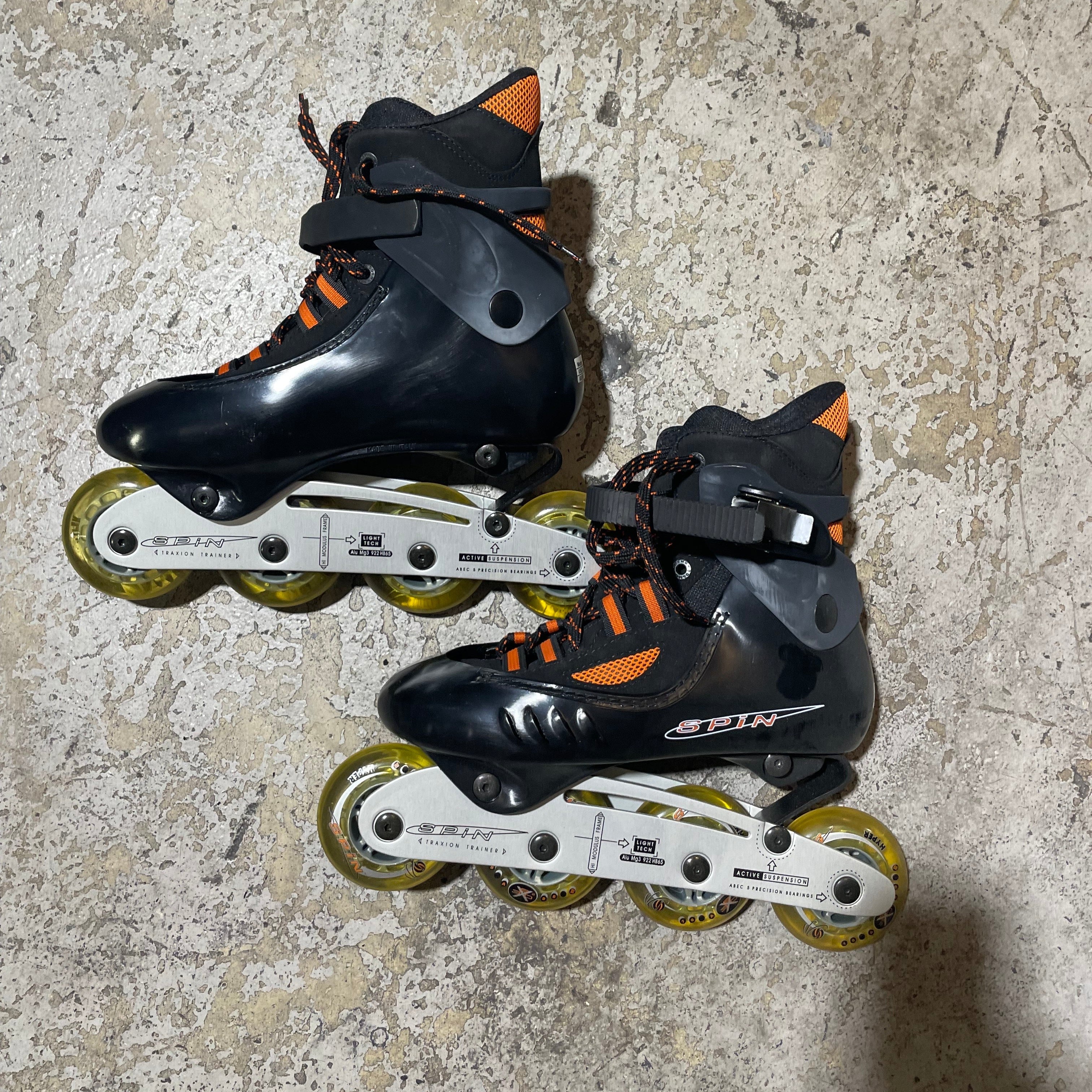 Spin Trainer Inline Skate - Black [Size 7]