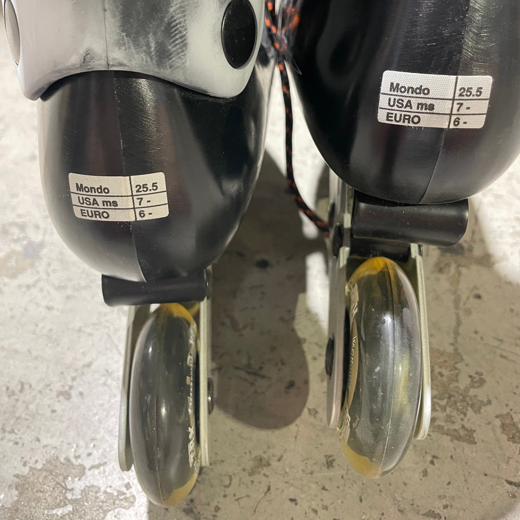 Spin Traxion Trainer Inline Skate - Black [Size 7]
