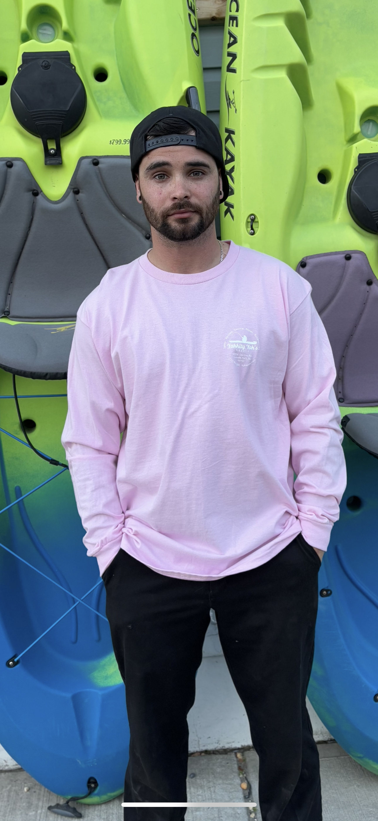 Yakkity Yaks Logo Long Sleeve Shirt