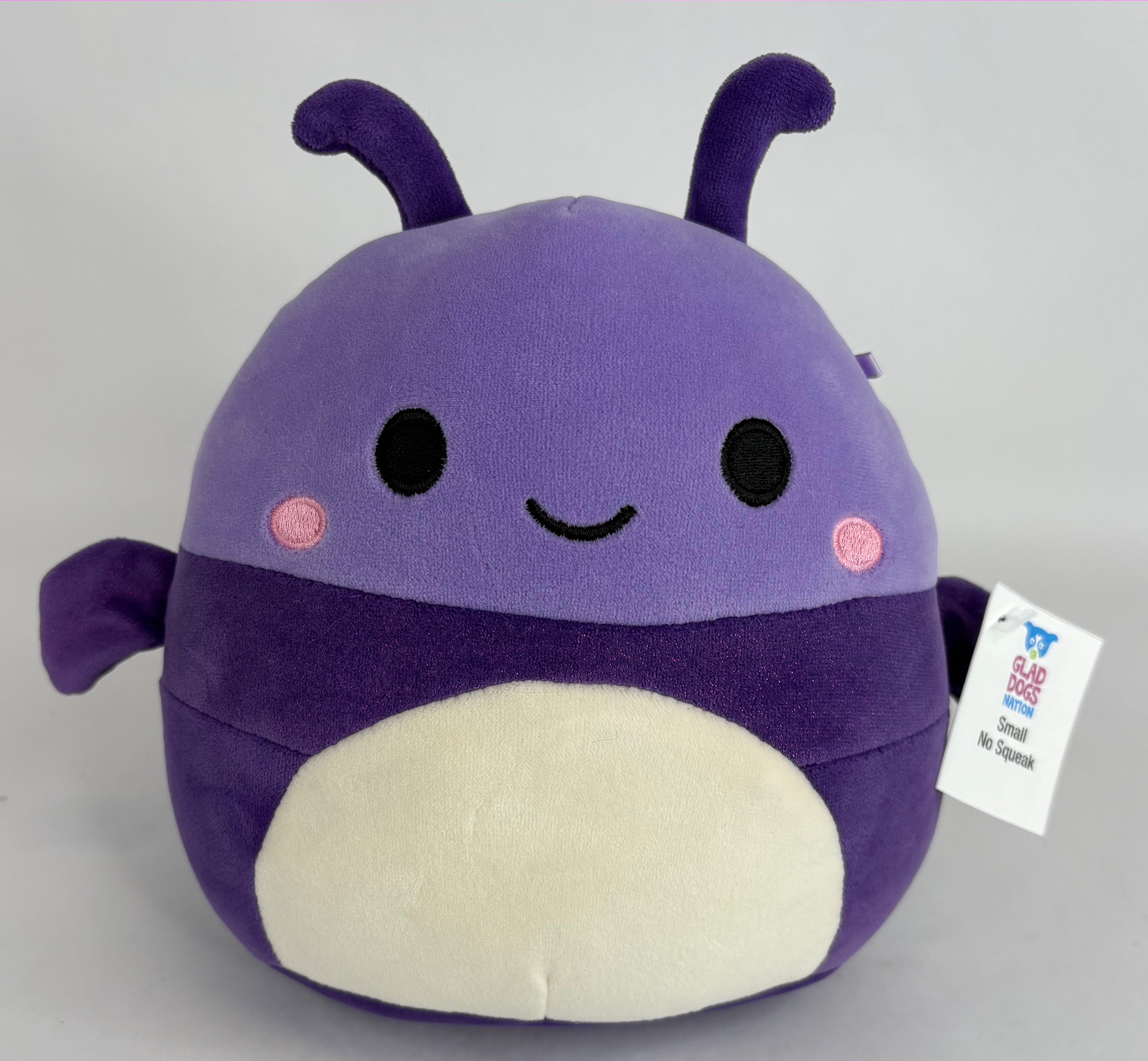 BOGO! Small Squishy Cuddlers Super Soft Plush Pet Toys: Squeak & NO Squeak