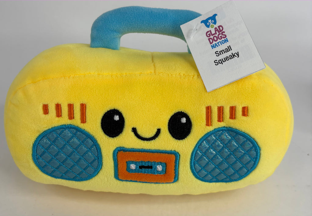 BOGO! Small Squishy Cuddlers Super Soft Plush Pet Toys: Squeak & NO Squeak