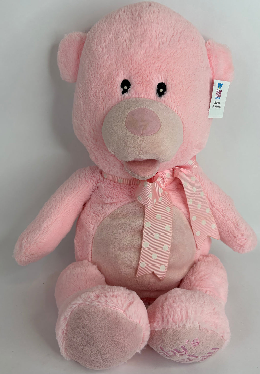 Girl Power Stuffed Dog & Puppy Toys / All Sizes / Squeak or No Squeak