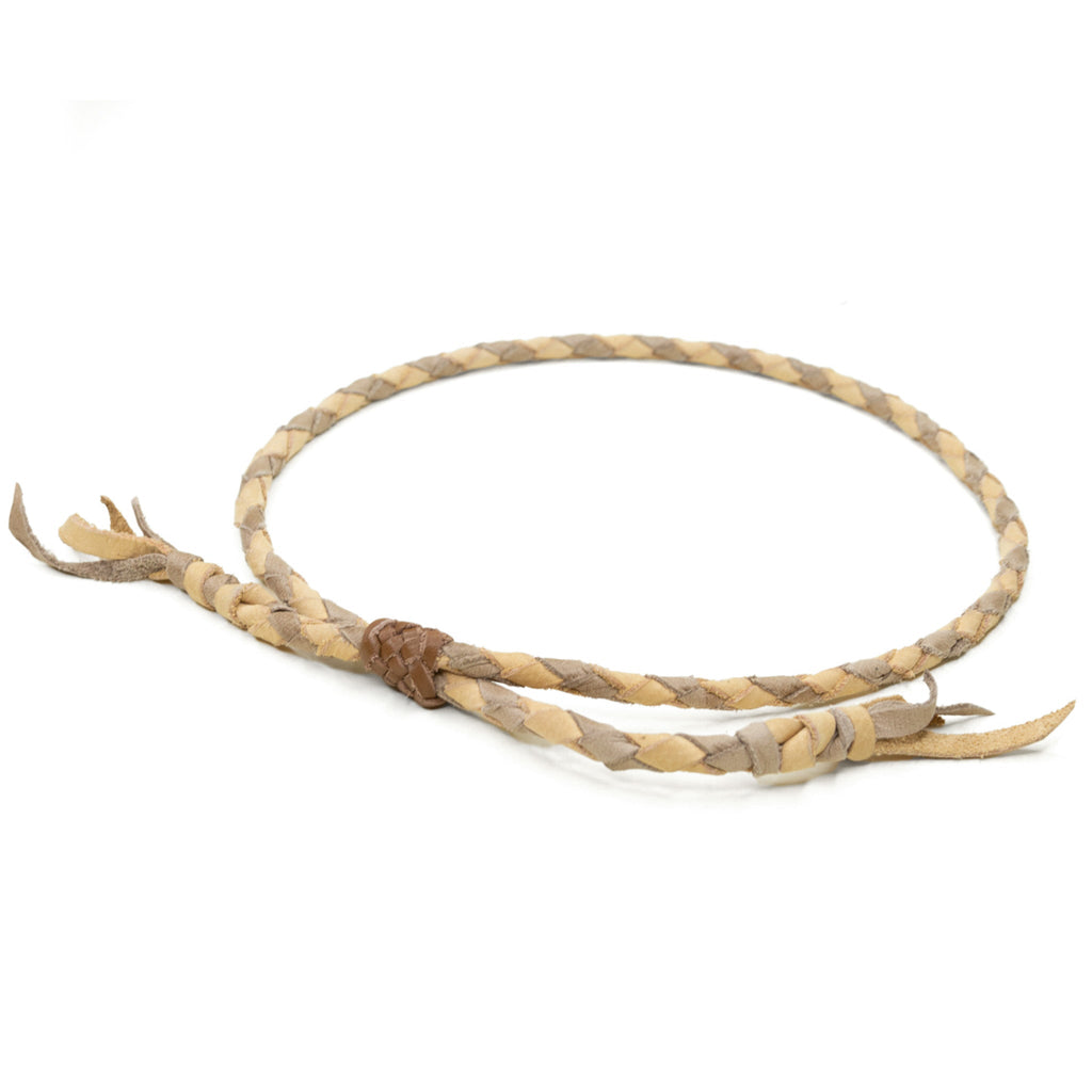 1948 Braided Hat Band: Taupe/Grey