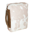 Bible Cover: Blush Cowhide