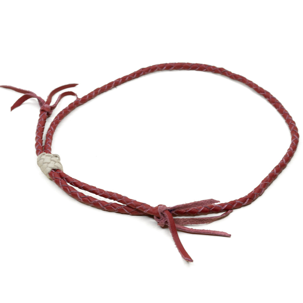 1948 Braided Hat Band: Red