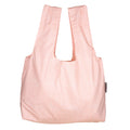 Shopping Bag: Pink Herringbone
