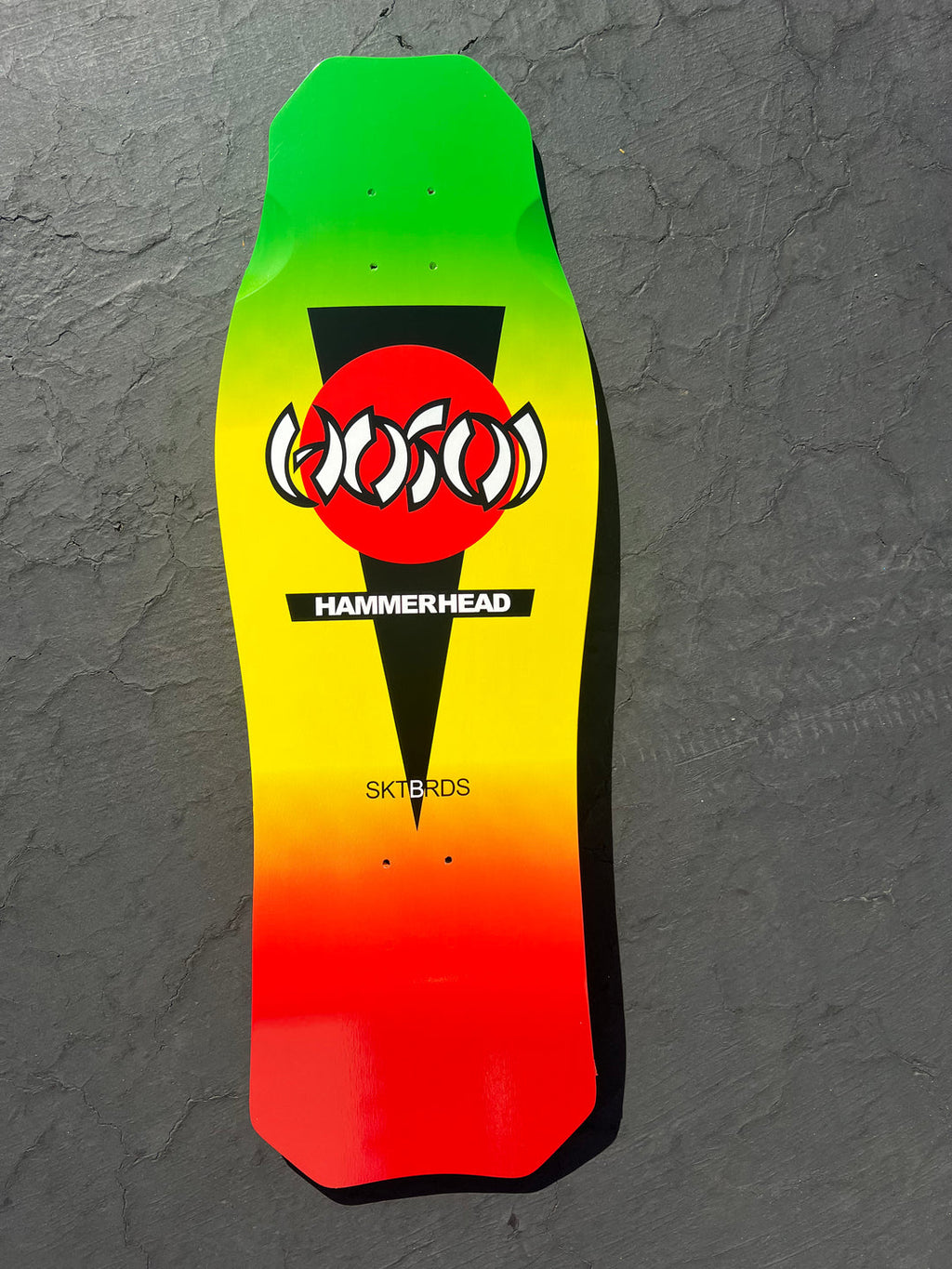 Hosoi O.G. Hammerhead Rasta 10.5" Skateboard Deck