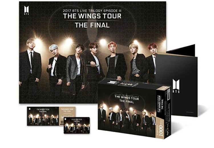 Official BTS Jigsaw Puzzle World Tour Concert Poster (1000Pcs)