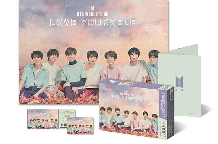 Official BTS Jigsaw Puzzle World Tour Concert Poster (1000Pcs)
