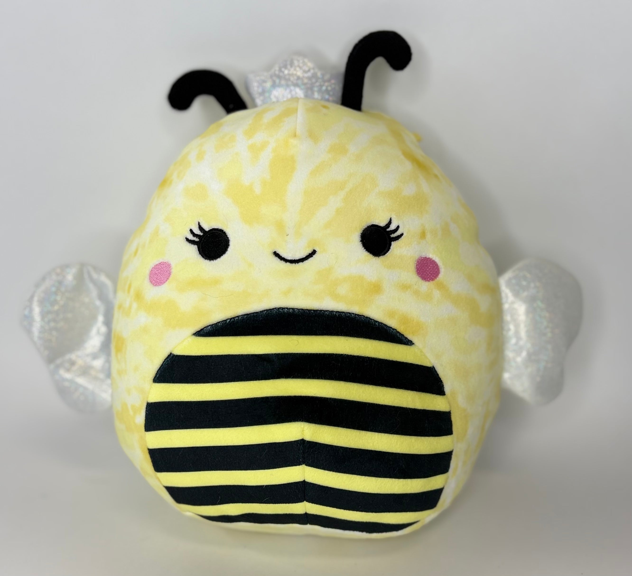 BOGO! Medium Squishy Cuddlers Super Soft Plush Pet Toys: Squeak & NO Squeak