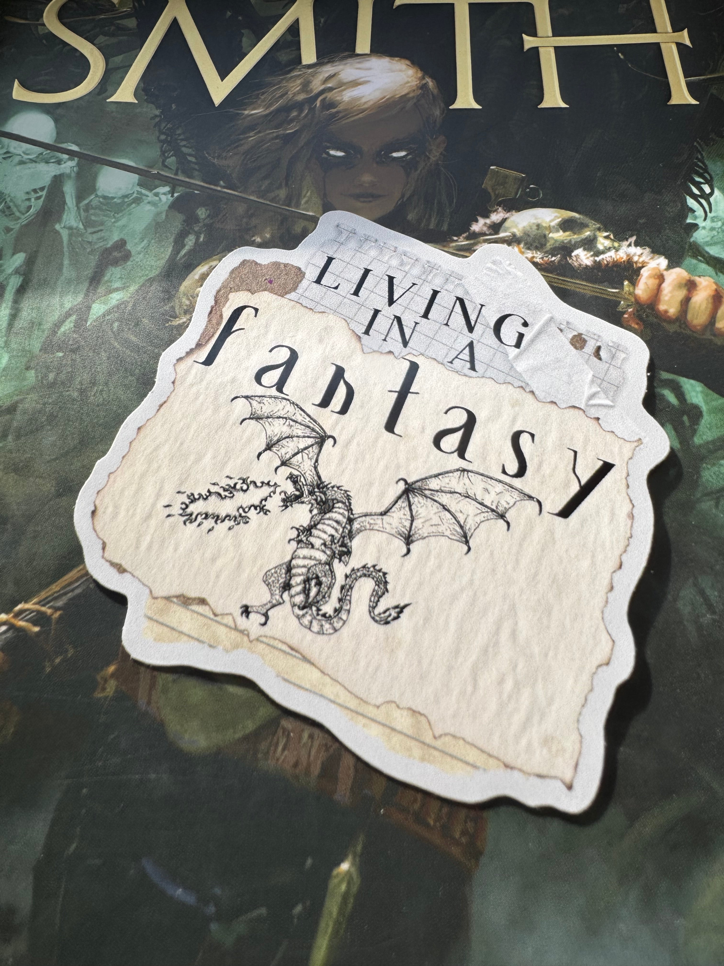 Living In A Fantasy Sticker