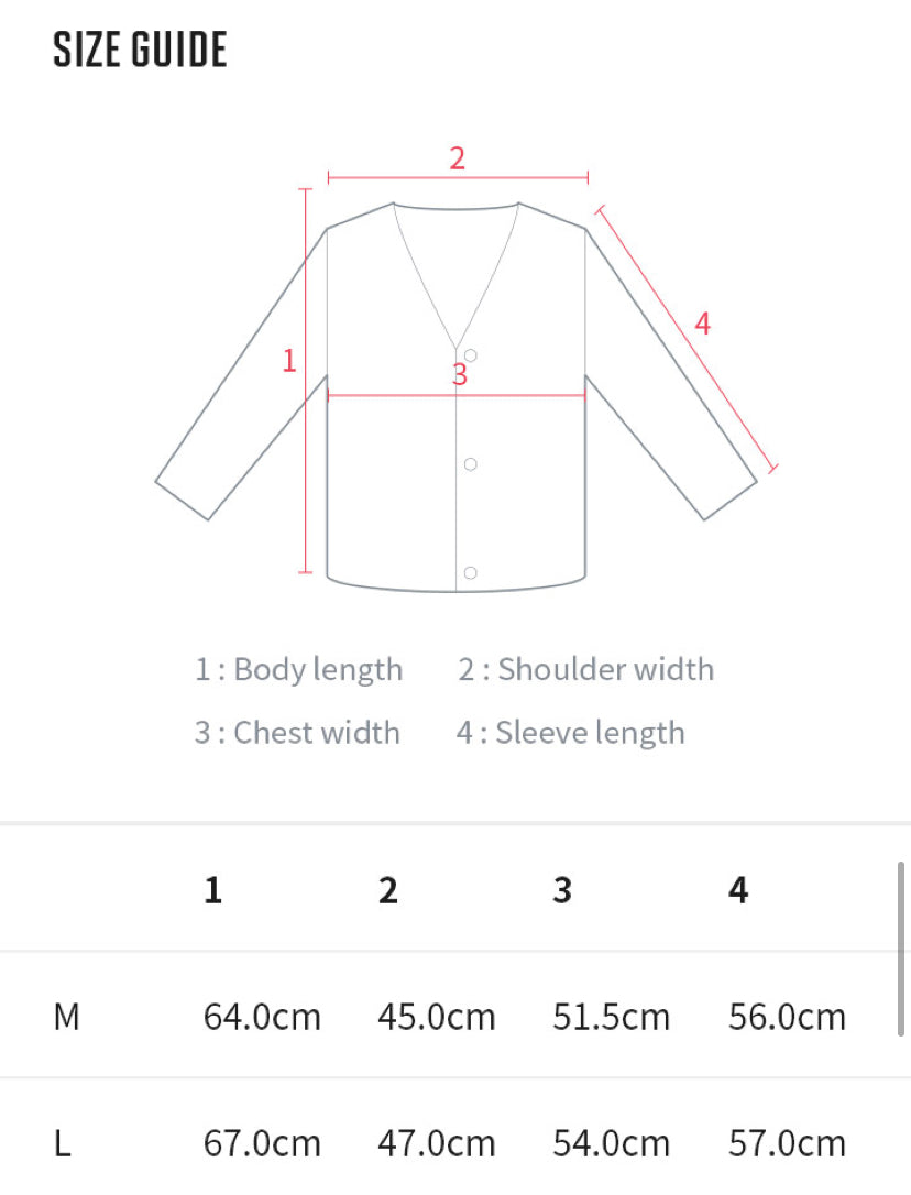 BTS Logo Cardigan (Official)