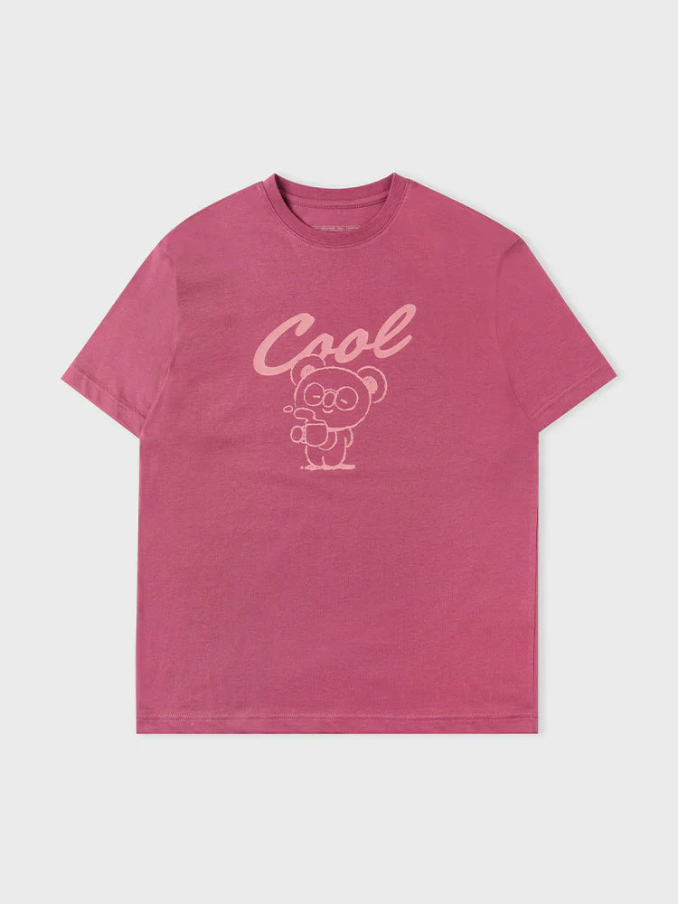 BT21 - Basic Short Sleeve Tshirt Indian Pink (Koya)