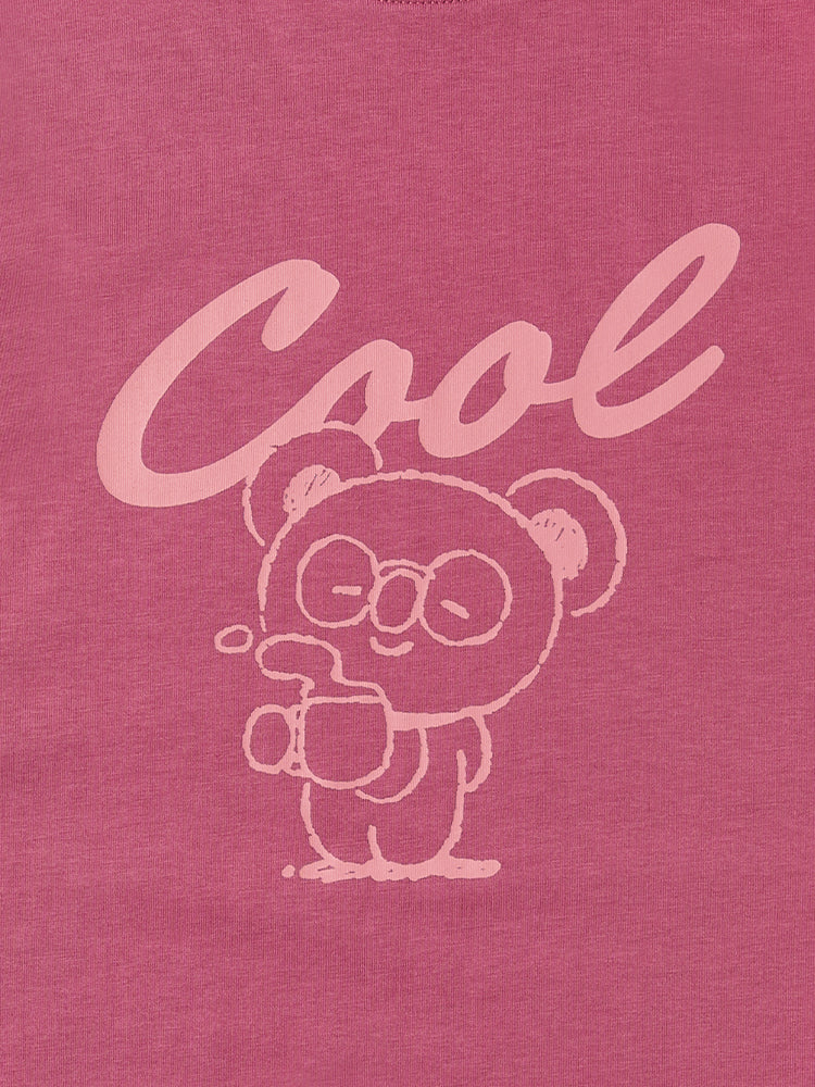 BT21 - Basic Short Sleeve Tshirt Indian Pink (Koya)
