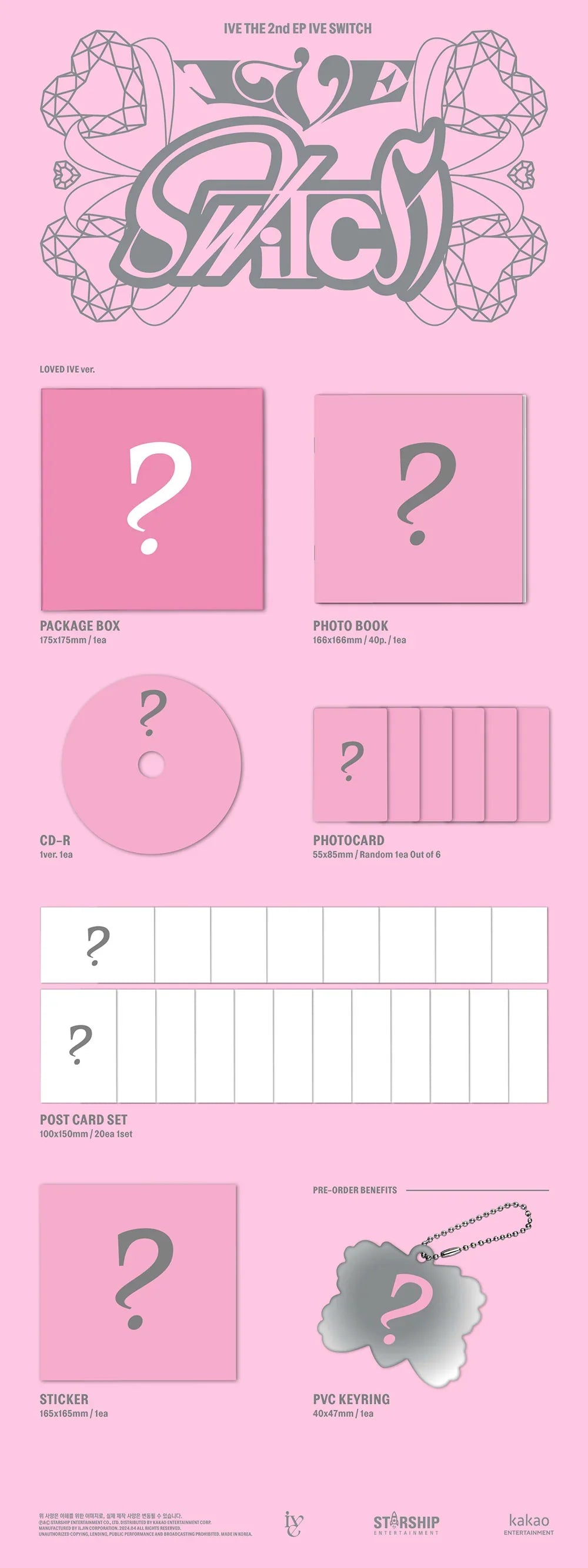 IVE 2nd Ep Album - IVE Switch (Random)