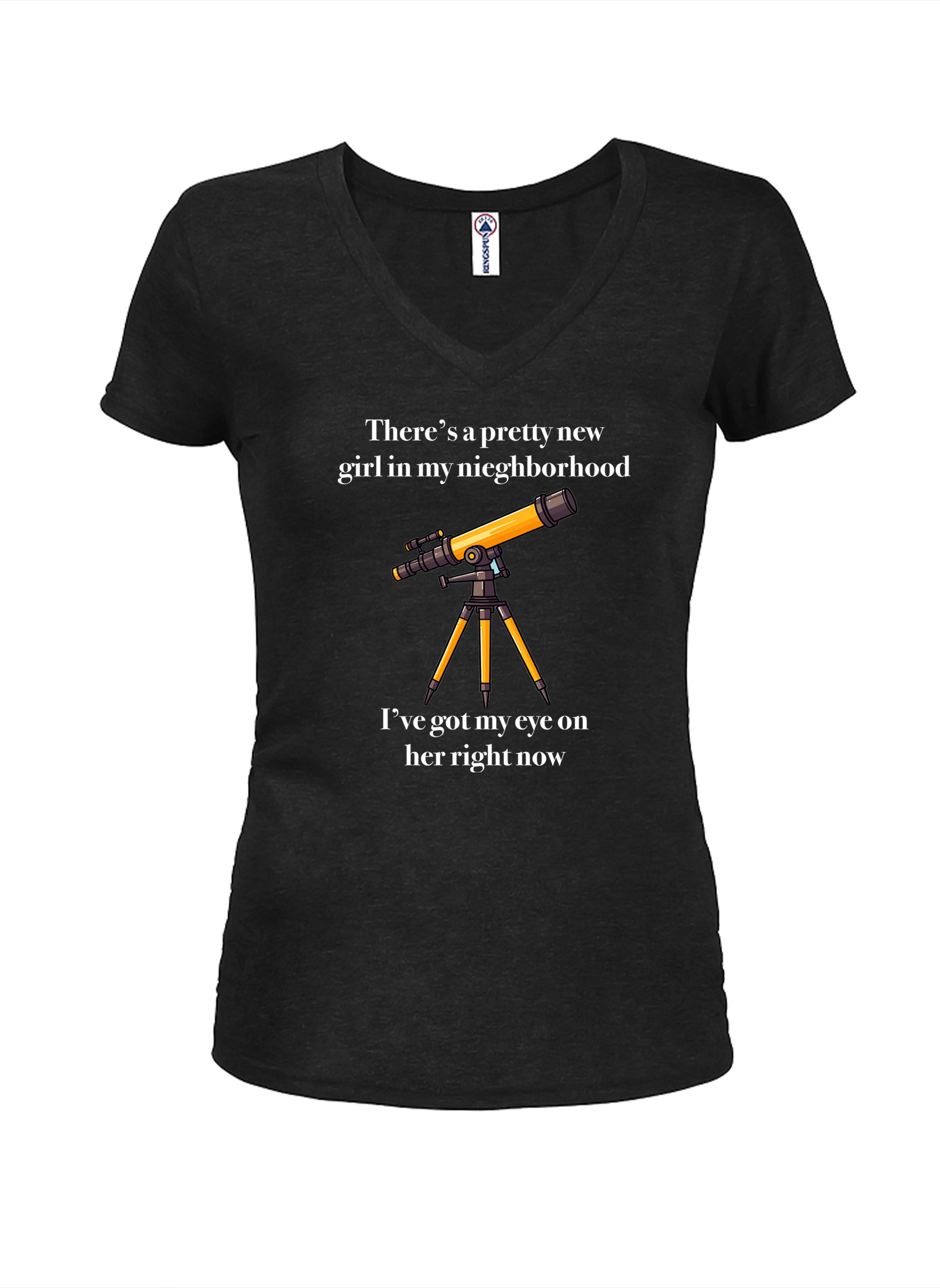 I’ve got my eye on her right now Juniors V Neck T-Shirt