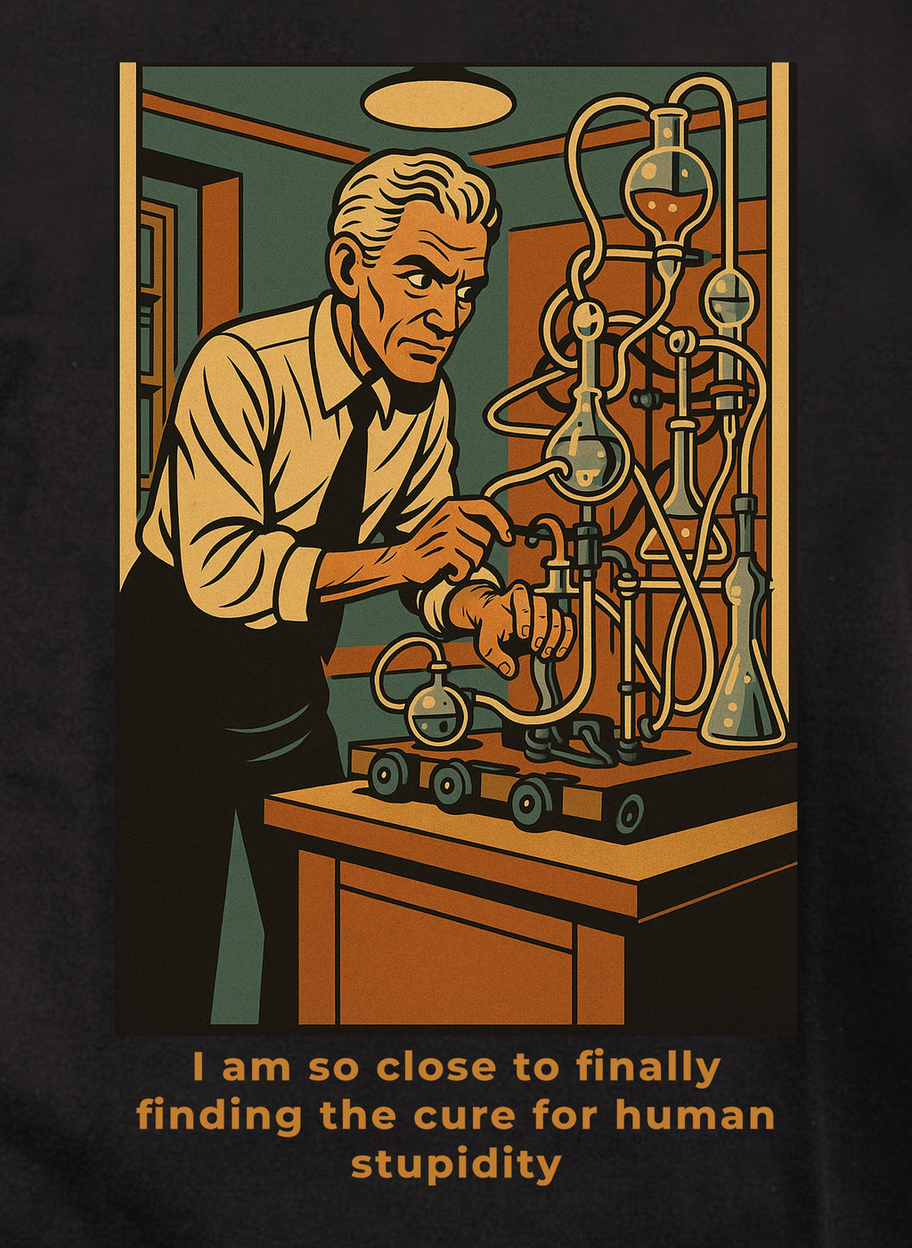 I am so close to finally finding the cure for human stupidity T-Shirt