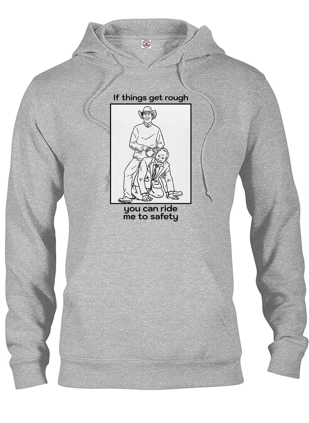 If things get rough you can ride me to safety T-Shirt