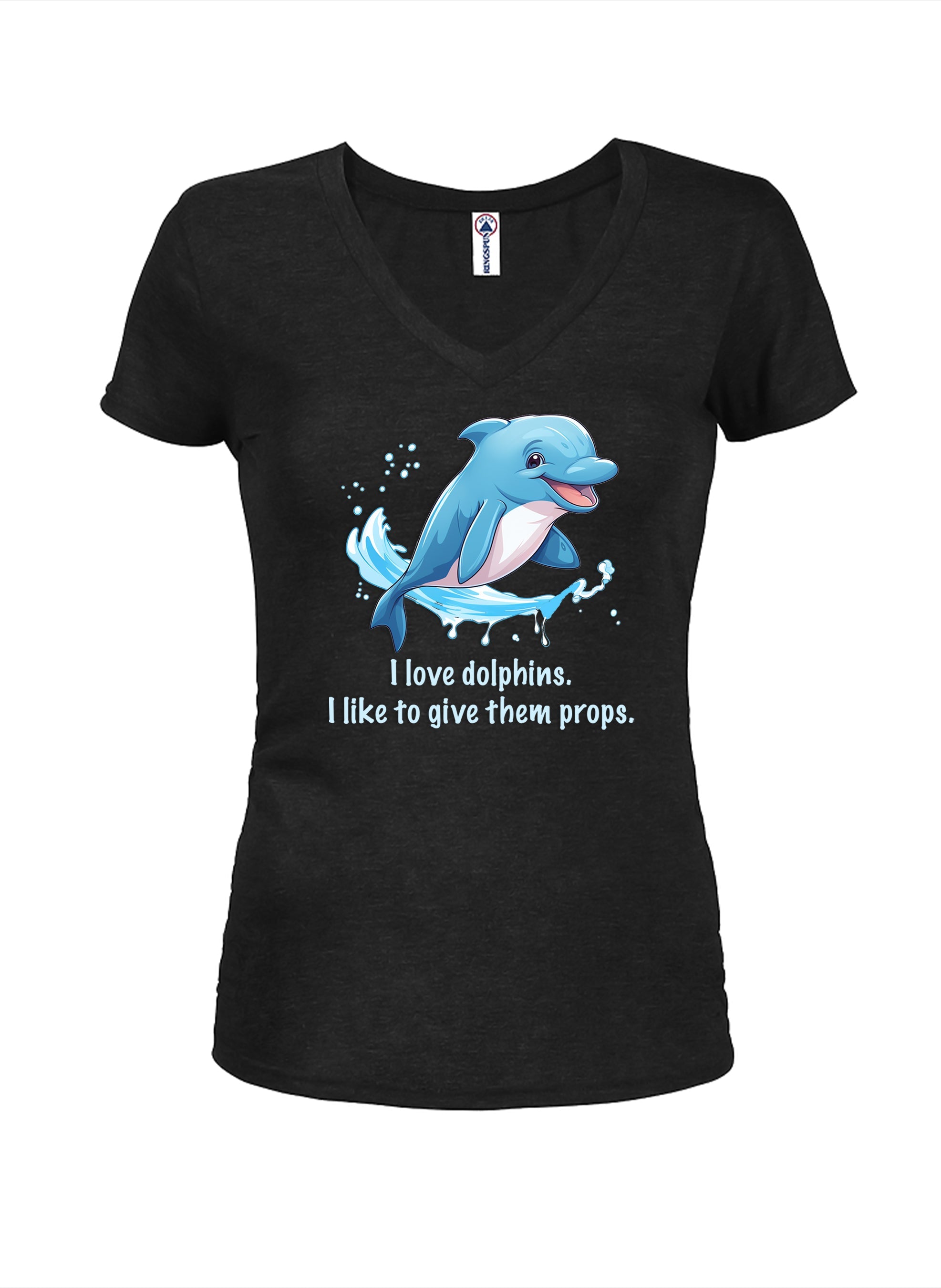 I love dolphins. I like to give them props T-Shirt
