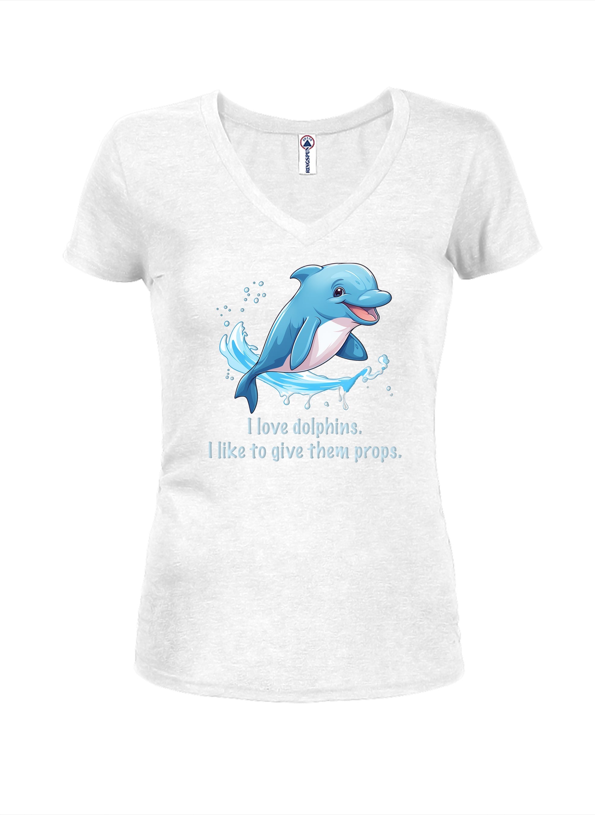 I love dolphins. I like to give them props T-Shirt