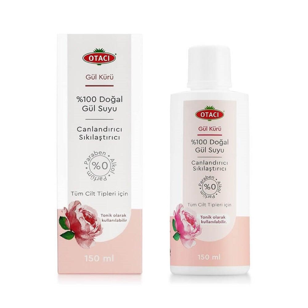 Otacõ Natural Rose Water Toner - 100% Organic Skincare for Sensitive Skin, Dermatologically Tested - 5.07 fl oz