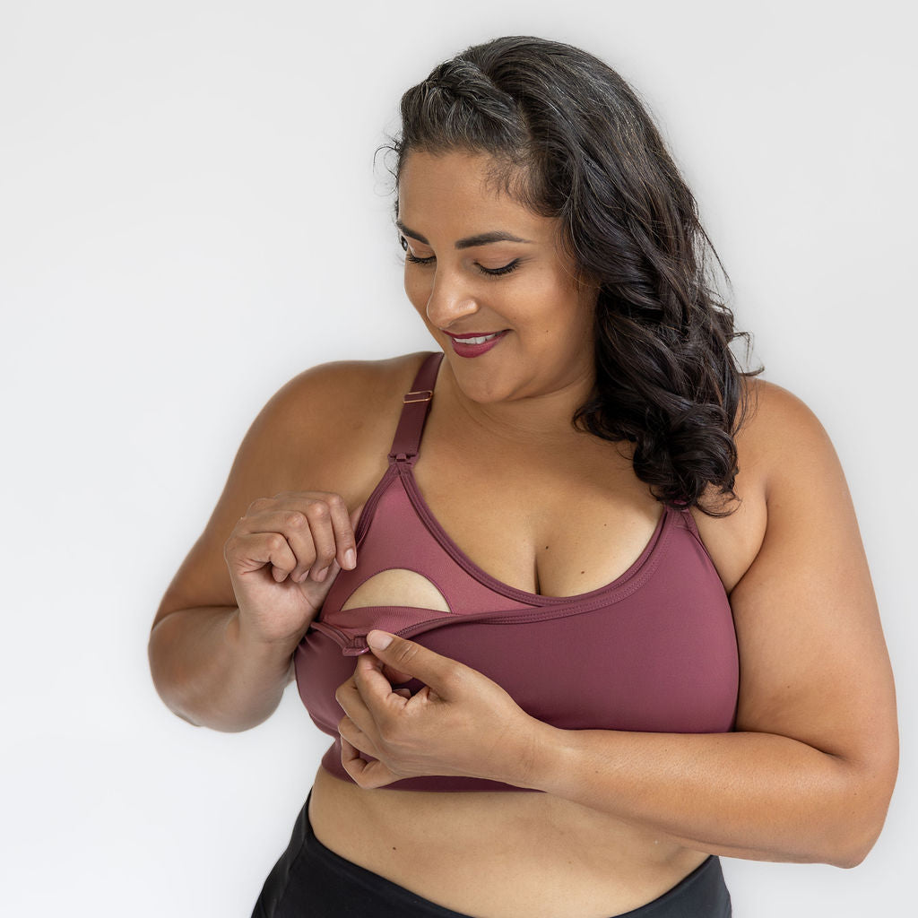 Strappy Back 2.0 Nursing Sports Bra - Final Sale