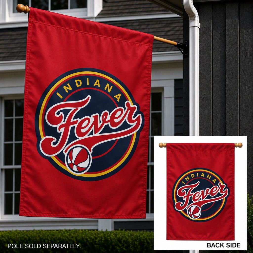 Indiana Fever 2 Sided Red Banner
