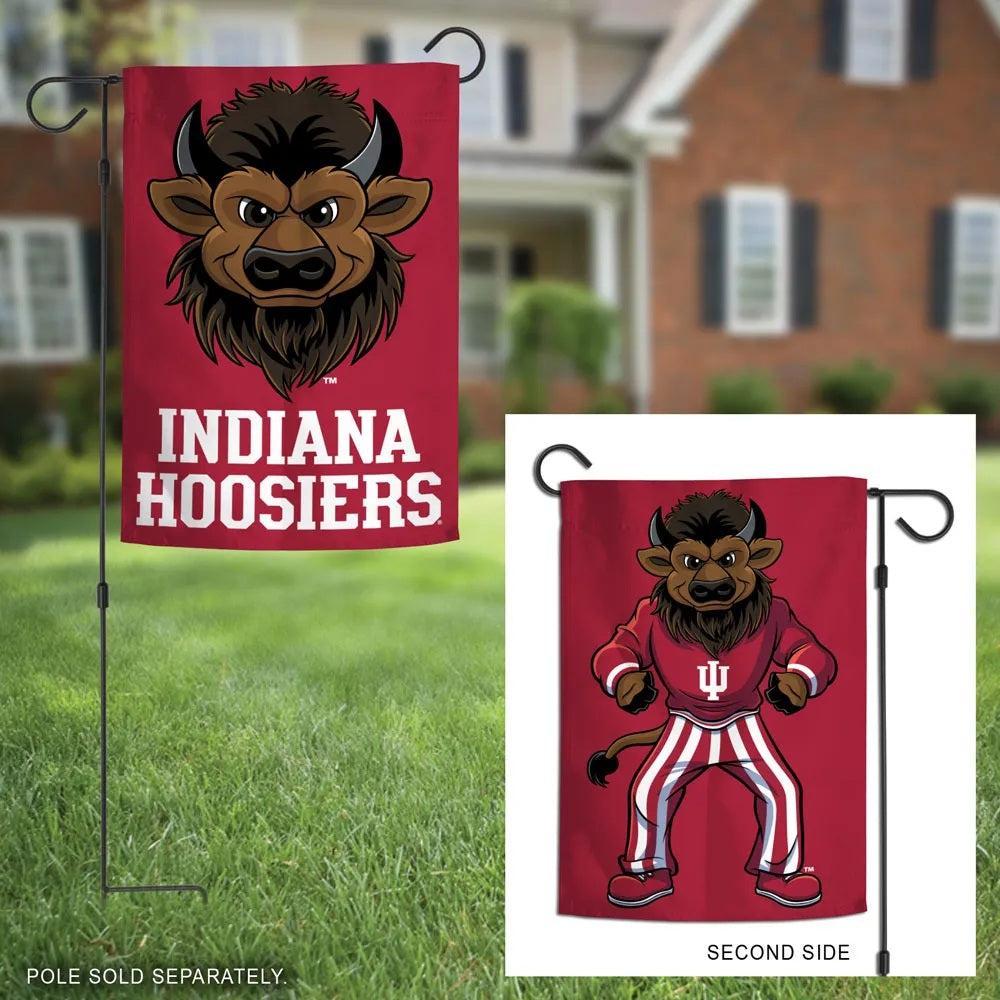 Indiana Hoosiers 2 Sided Garden Flag