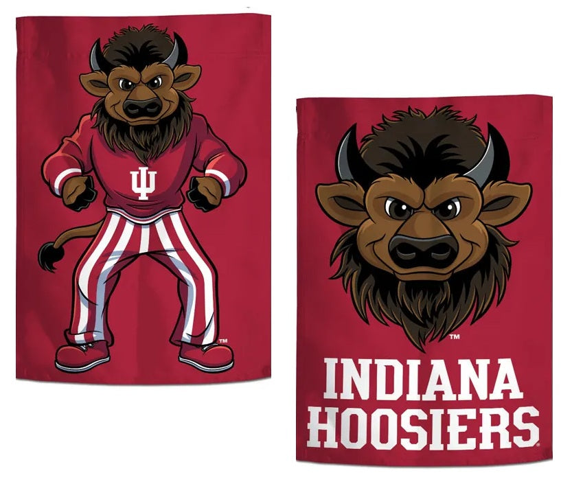 Indiana Hoosiers 2 Sided Garden Flag
