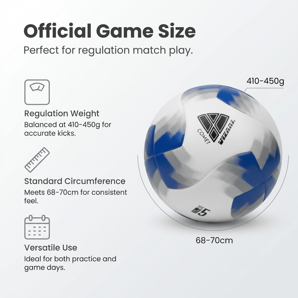 Comet Soccer Ball – Blue