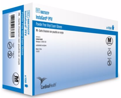 Exam Glove ESTEEM™ Medium NonSterile Vinyl Standard Cuff Length Smooth Clear Not Rated - 8887DOTP