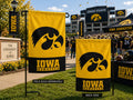 Iowa Hawkeyes Garden Flag Embroidered 2 Sided