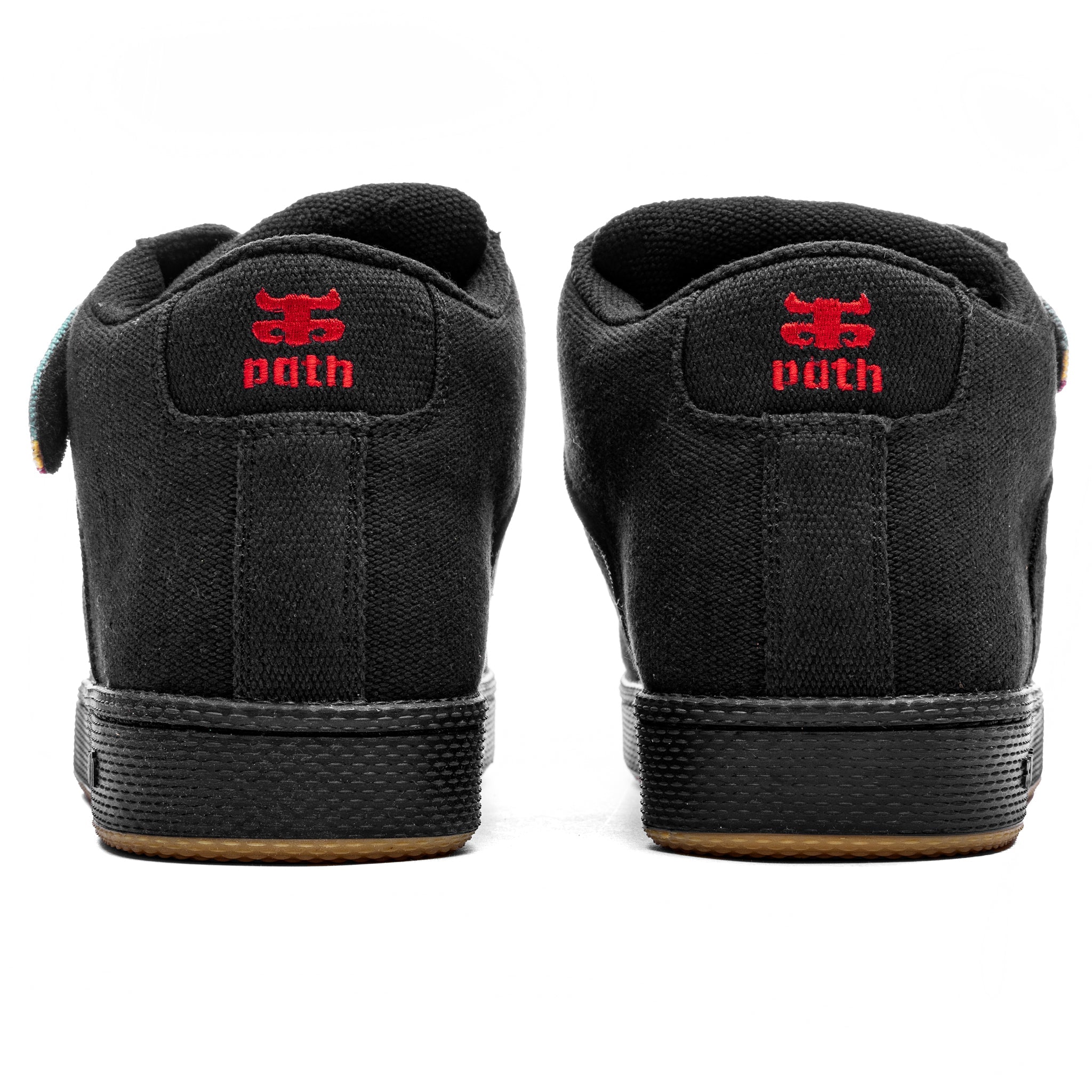 IPATH GRASSHOPPER - BLACK HEMP RASTA SHOES