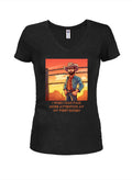 I wish I had paid more attention at my first rodeo Juniors V Neck T-Shirt