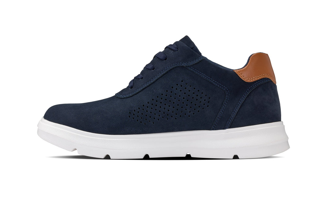 CALTO - J1582 - 2.6 Inches Taller (Navy) - Lightweight Casual Walkers