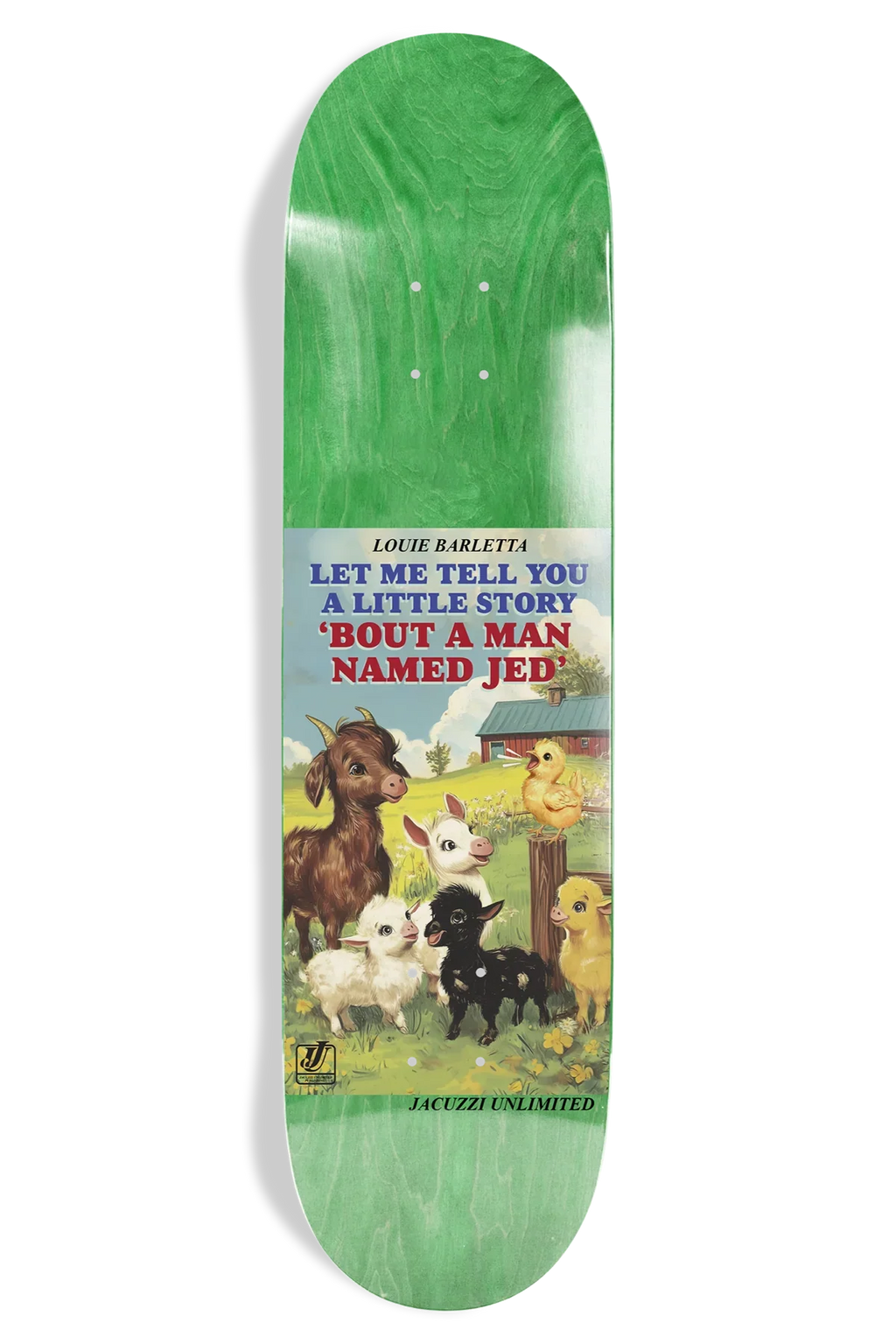 Jacuzzi Barletta Storybook EX7 7.75" Skateboard Deck